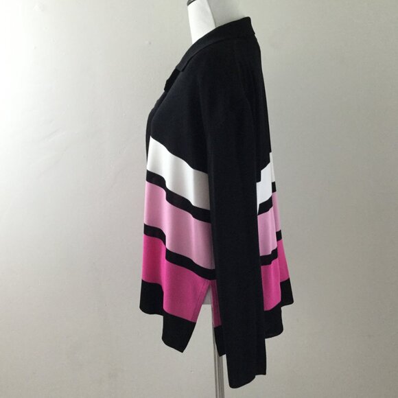 Exclusively Misook Button Up Cardigan l/p - Picture 4 of 7